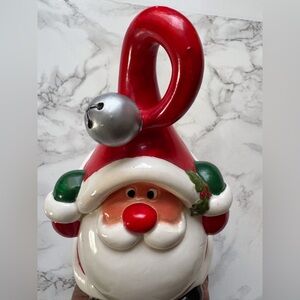 Santa clause ceramic bell by L’Art DeChine . EUC